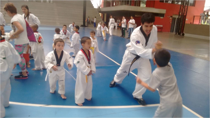 El XI° Festival infantil de Taekwondo se realizó en el Cubo