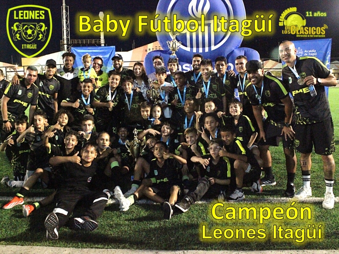 Leones de ItagÃ¼Ã­ campeÃ³n Baby FÃºtbol