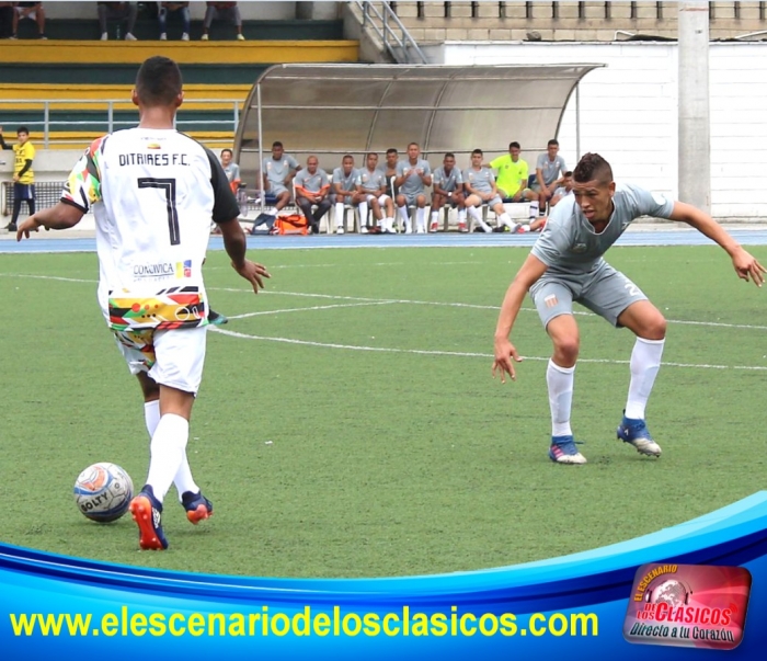 Ditaires F.C y Envigado F.C, dejaron el pleito en tablas