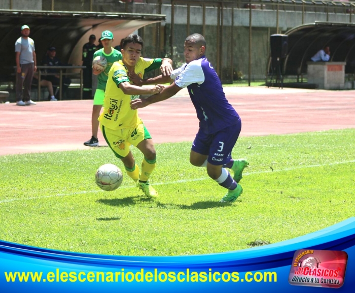 Torneo Juvenil Sub 20, Once Caldas sorprendió a Leones F.C en Ditaires