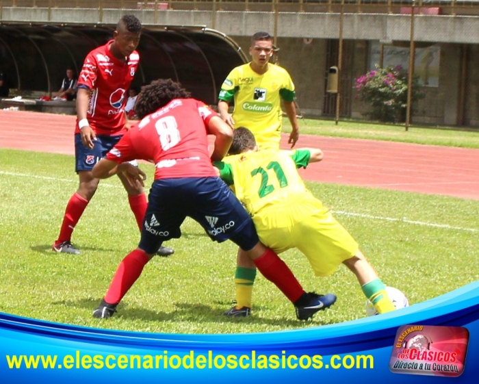 Torneo Pre juvenil, Leones F.C perdió con el DIM en Ditaires