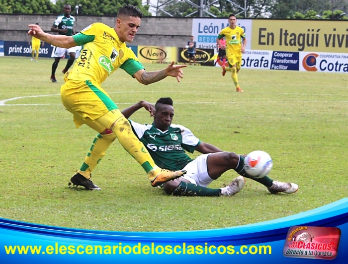 Itagüí Leones y Deportivo Cali dividieron honores