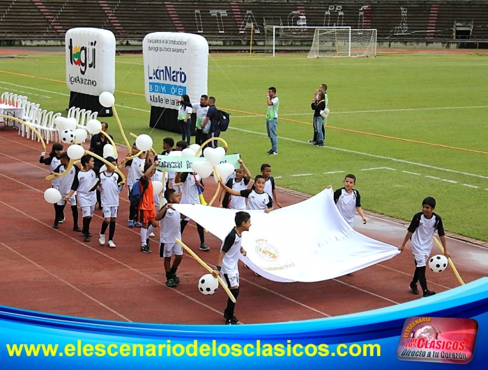 Inauguración de la Copa Gatorade en Itagüí, espectáculo de colorido deportivo