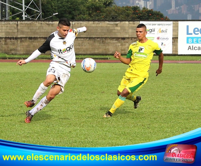 En tablas clásico Itagüiseño de la Primera A