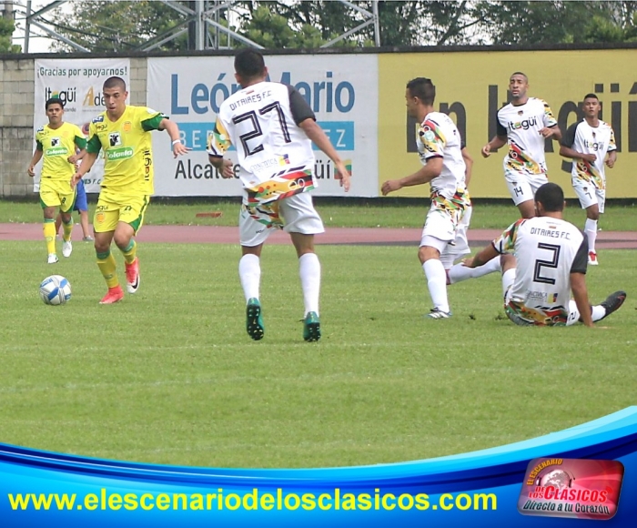 En tablas clásico Itagüiseño de la Primera A