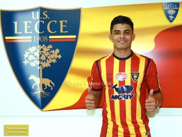 El felino Brayan Vera es nuevo jugador del U.S. Lecce de Italia   